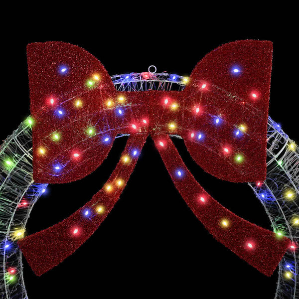 LED Kranz Mehrfarbig, 92cm Acryl
