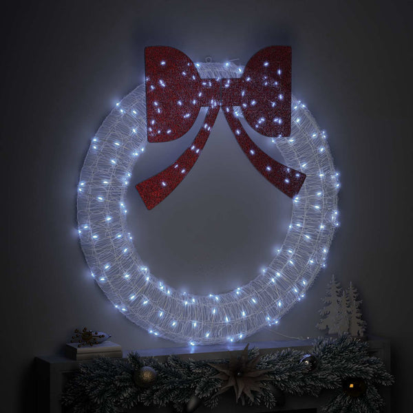 LED Kranz Kaltweiß Acryl 120 cm
