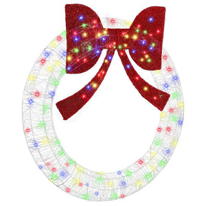 LED Kranz Mehrfarbig 120 cm Acryl