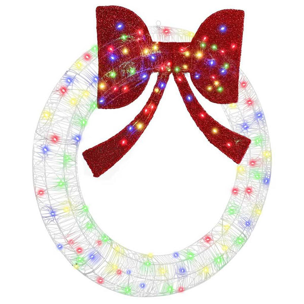 LED Kranz Mehrfarbig 120 cm Acryl