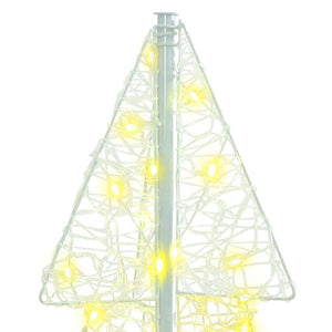 LED Acryl Weihnachtsbaum Warmweiß 120cm
