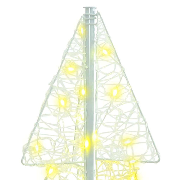 LED Acryl Weihnachtsbaum Warmweiß 120cm