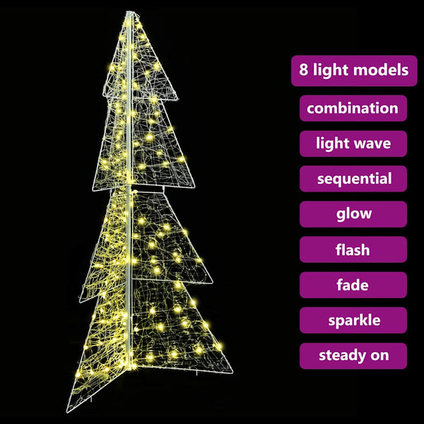 LED Weihnachtsbaum Acryl Warmweiß 150cm