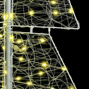 LED Weihnachtsbaum Acryl Warmweiß 180cm