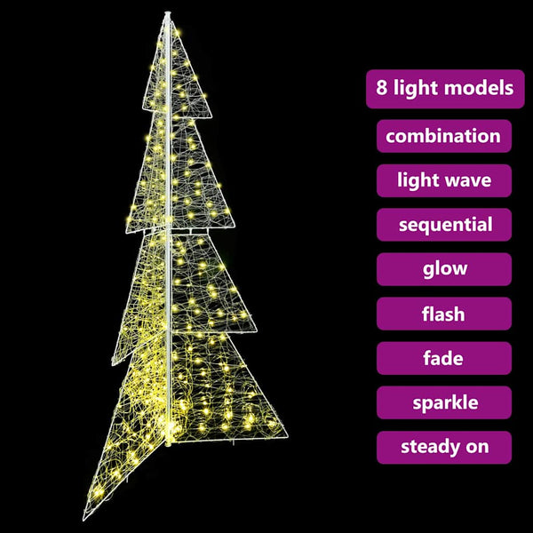LED Weihnachtsbaum Acryl Warmweiß 180cm