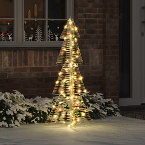 Weihnachtsbaum mit 100 LEDs Warmweiß 120cm