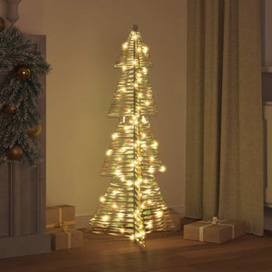 Weihnachtsbaum mit 100 LEDs Warmweiß 120cm