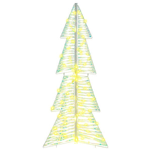 Weihnachtsbaum mit 100 LEDs Warmweiß 120cm