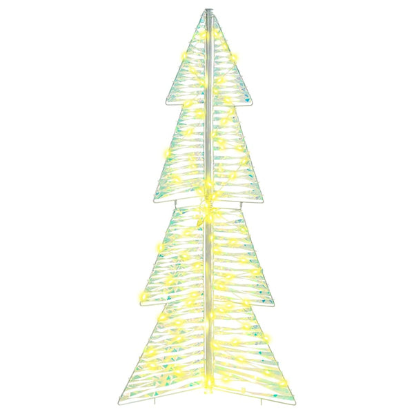 Weihnachtsbaum mit 100 LEDs Warmweiß 120cm