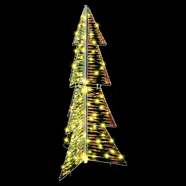 Weihnachtsbaum mit 100 LEDs Warmweiß 120cm