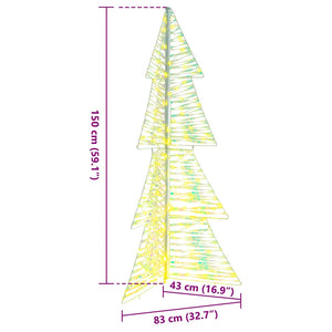 LED Weihnachtsbaum Warmweiß 150cm