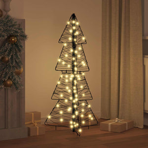 Weihnachtsbaum Rattan 120cm mit 100 LEDs Warmweiß