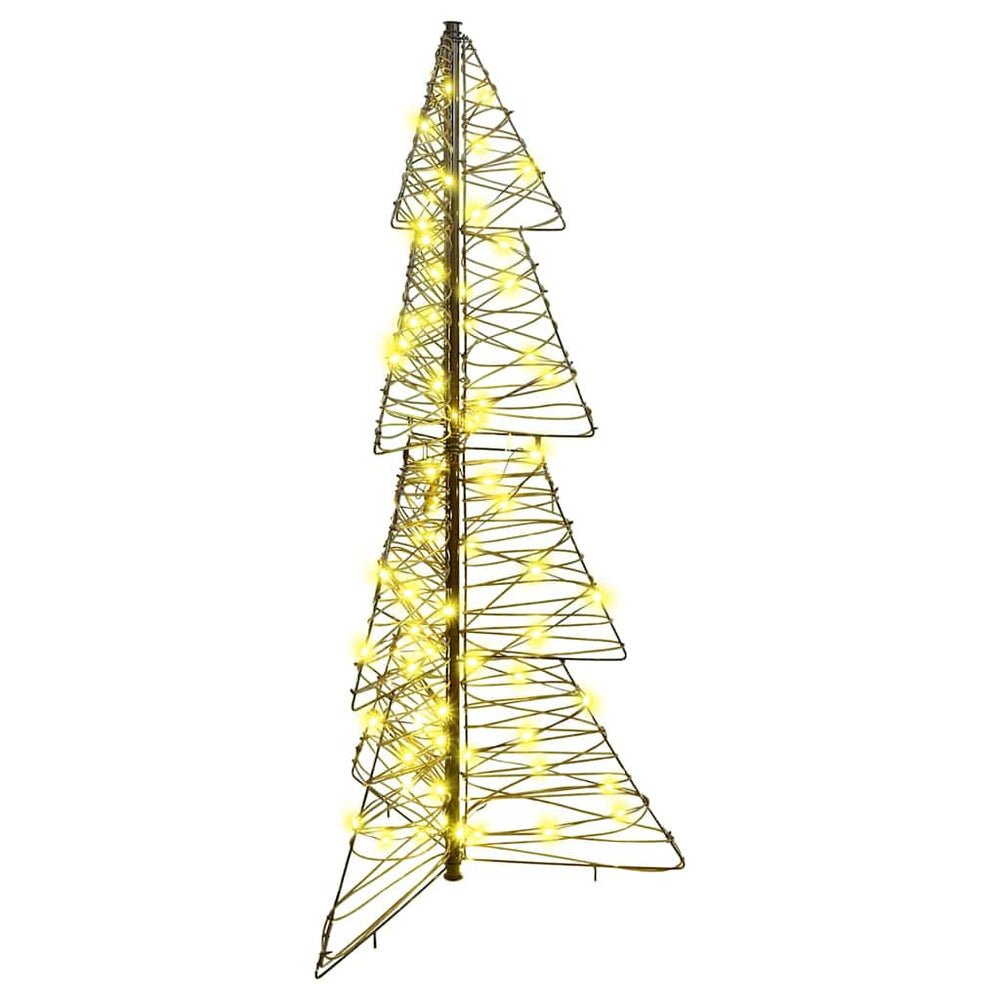 Weihnachtsbaum Rattan 120cm mit 100 LEDs Warmweiß