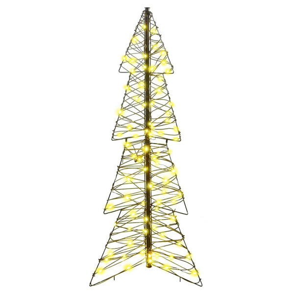 Weihnachtsbaum Rattan 120cm mit 100 LEDs Warmweiß