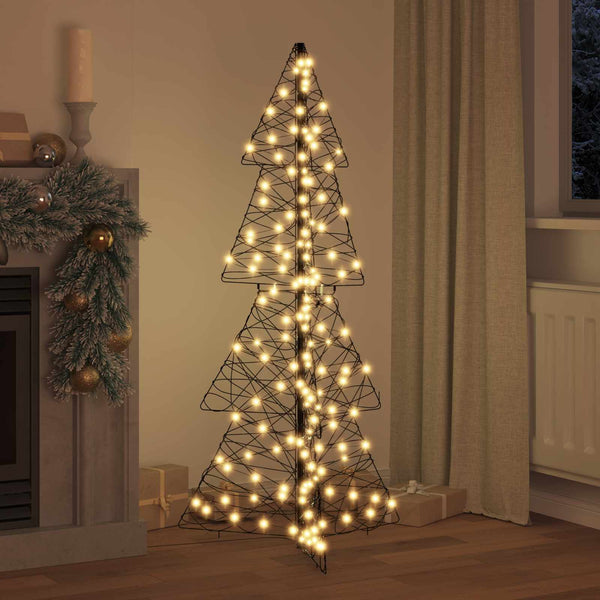 Weihnachtsbaum mit 160 LEDs Warmweiß 150cm