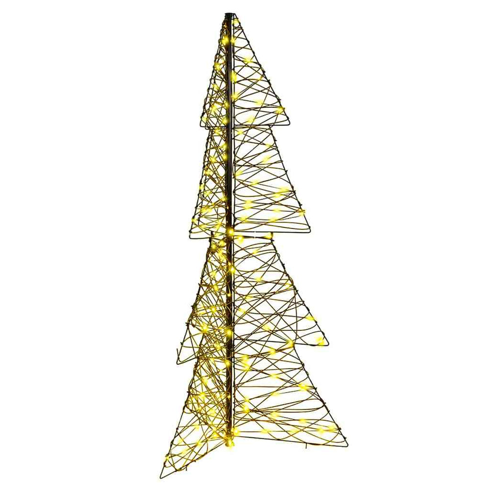 Weihnachtsbaum mit 160 LEDs Warmweiß 150cm