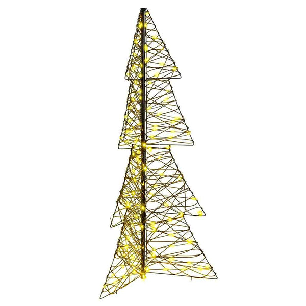 Weihnachtsbaum mit 160 LEDs Warmweiß 150cm