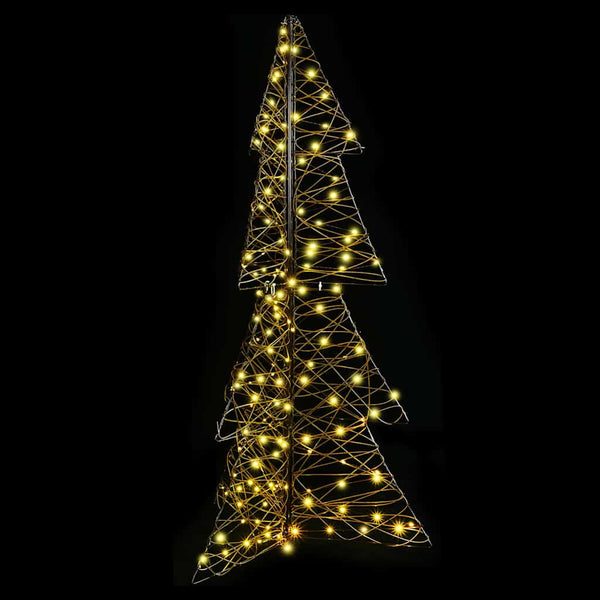 Weihnachtsbaum mit 160 LEDs Warmweiß 150cm