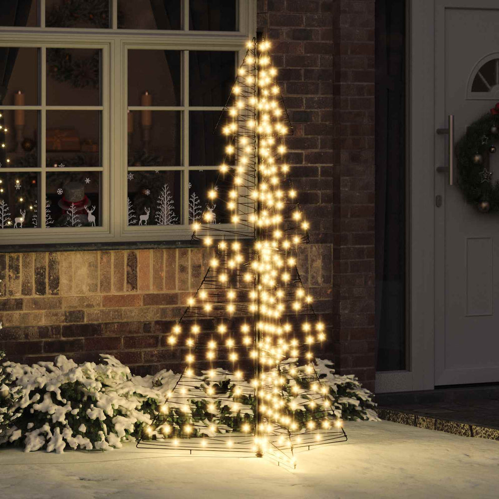 Weihnachtsbaum mit 240 LEDs Warmweiß 180cm