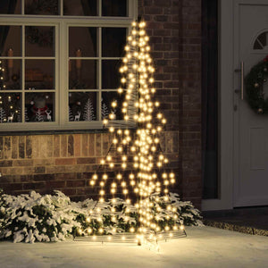 Weihnachtsbaum mit 240 LEDs Warmweiß 180cm