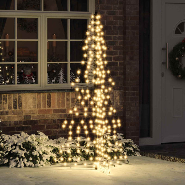Weihnachtsbaum mit 240 LEDs Warmweiß 180cm