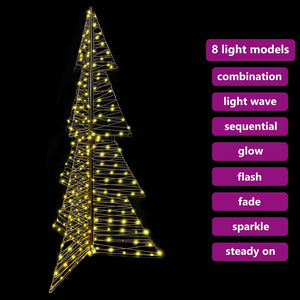 Weihnachtsbaum mit 240 LEDs Warmweiß 180cm