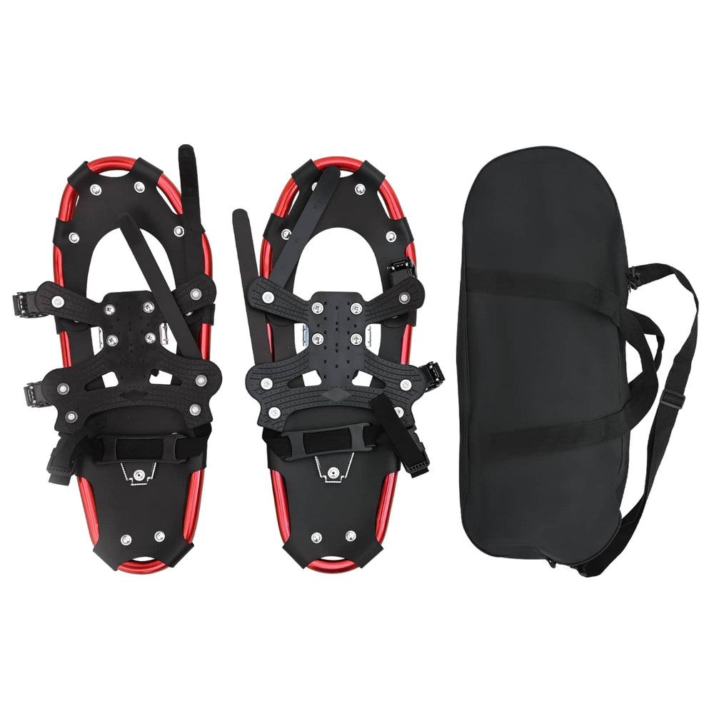 3-in-1 Schneeschuhe Rot/Schwarz 53,5 cm