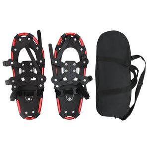 3-in-1 Schneeschuhe Rot/Schwarz 53,5 cm