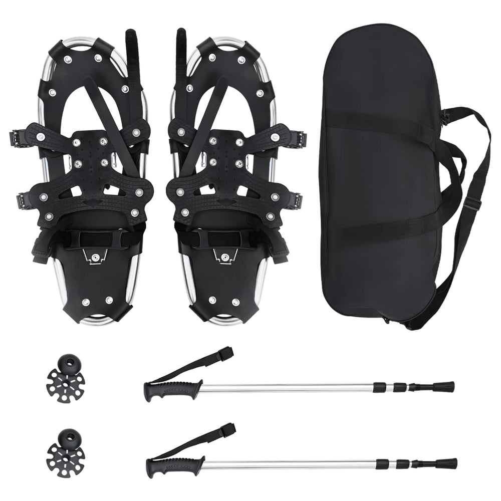 3-in-1 Schneeschuhe mit Wanderstöcken