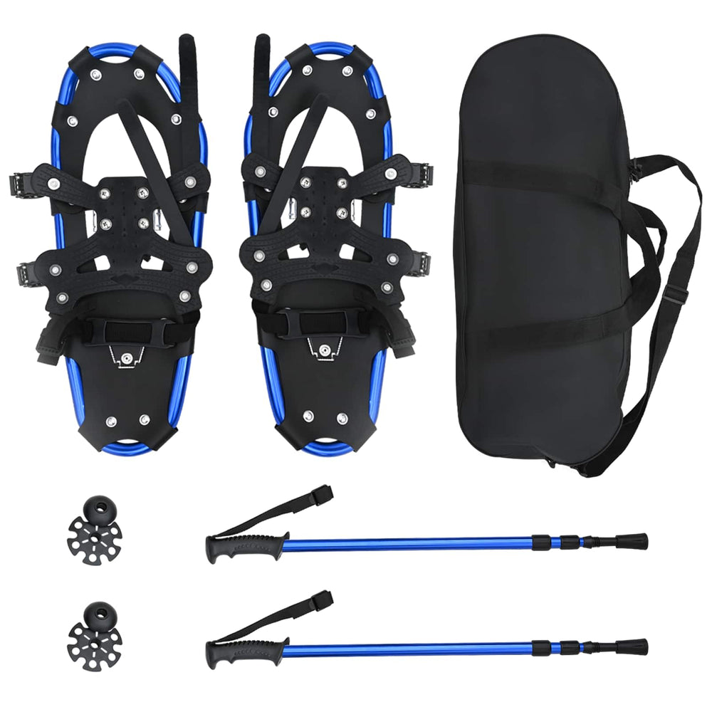 3-in-1 Schneeschuhe mit Wanderstöcken