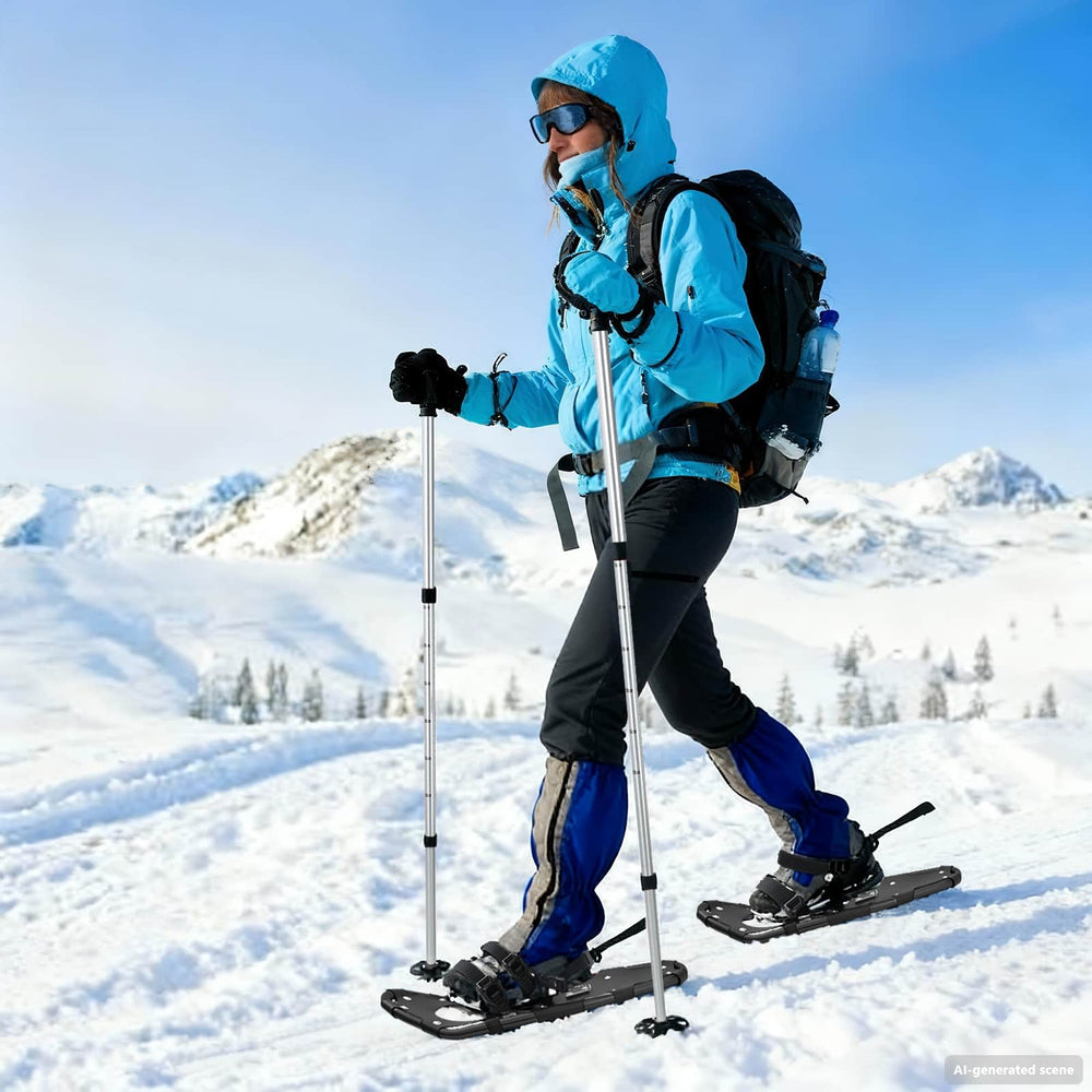 Schneeschuhe 3-in-1 Schwarz 63 cm