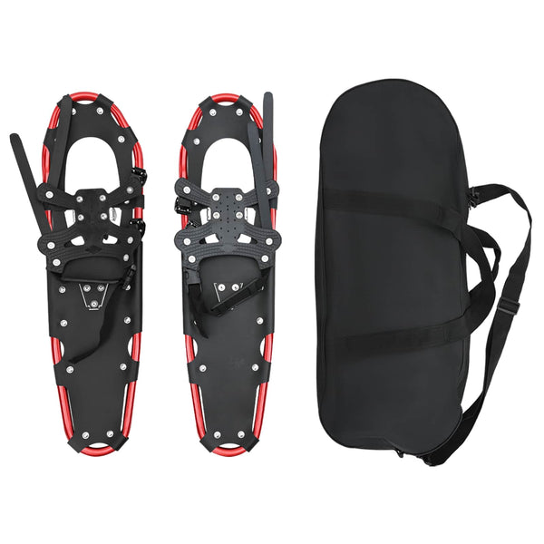 3-in-1 Schneeschuhe Rot/Schwarz 78,5 cm