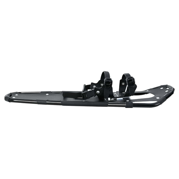 vidaXL Raquettes à neige 3 en 1 noir 78,5 x 22 cm aluminium et PEHD