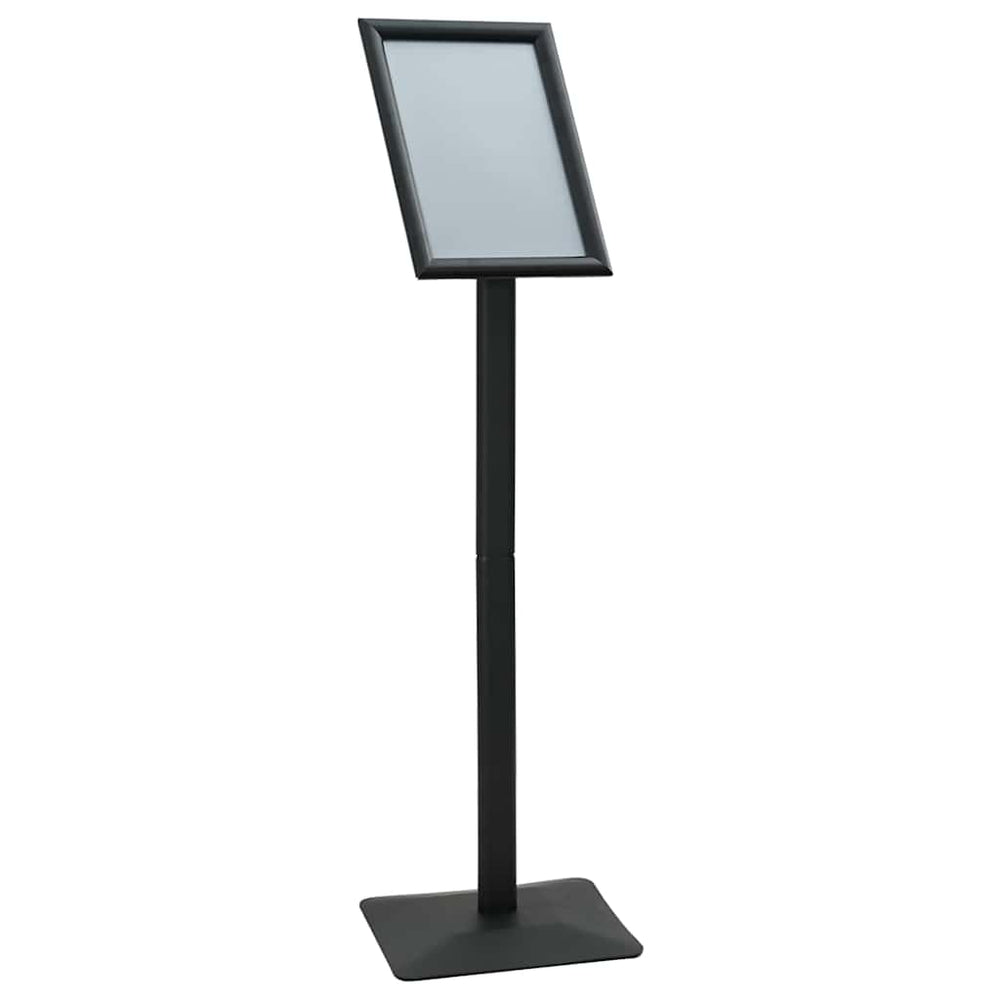 A4 Podest Plakatständer Silber