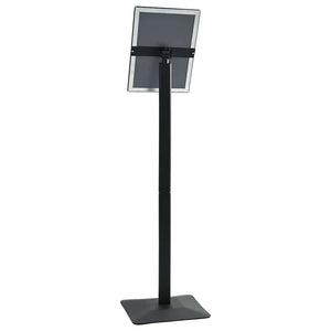A4 Podest Plakatständer Silber