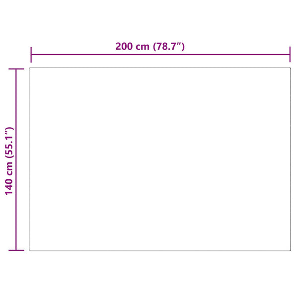 Beiger Kunstfell Teppich 140x200 cm
