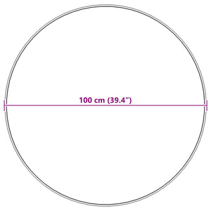 Rosa Kunstfell Teppich Ø 100cm