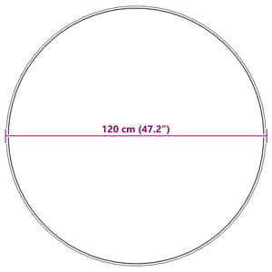 Weißer Kunstfell Teppich Ø 120cm