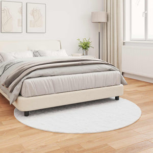 Weißer Kunstfell Teppich Ø 200cm