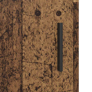 Highboard 2er-Set Altholz-Optik