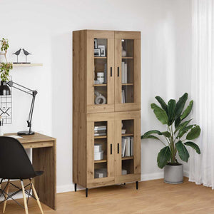 Highboard 2er-Set Artisan Eiche