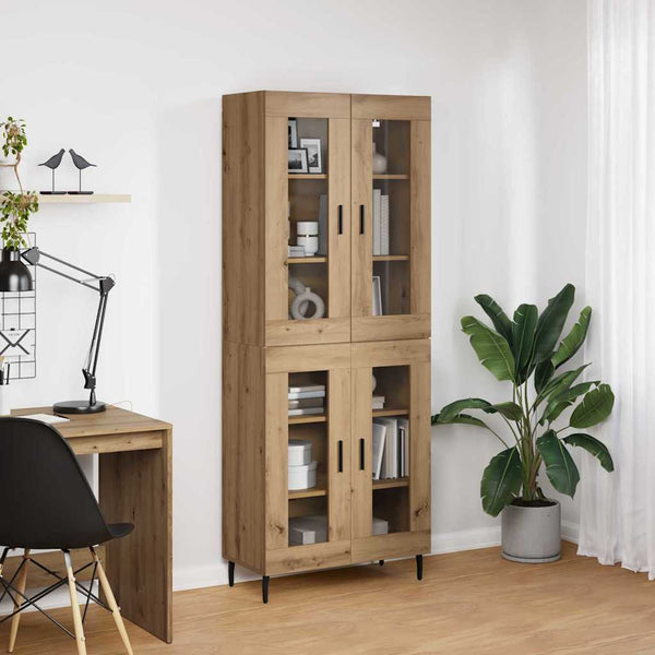 Highboard 2er-Set Artisan Eiche
