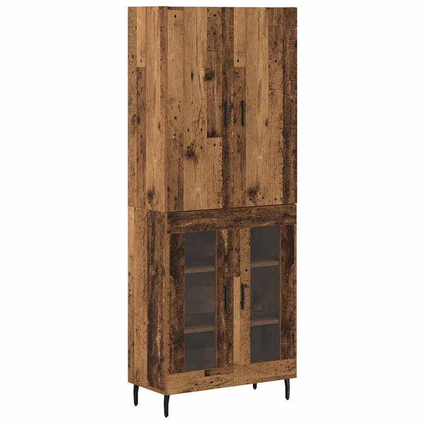 Wandmontiertes Highboard Altholz 180cm