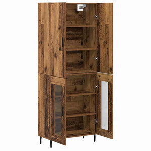 Wandmontiertes Highboard Altholz 180cm
