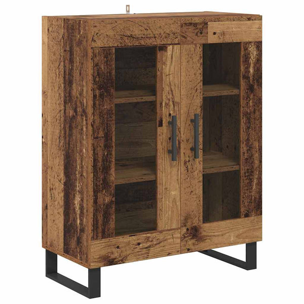 Highboard 2er Set Altholz