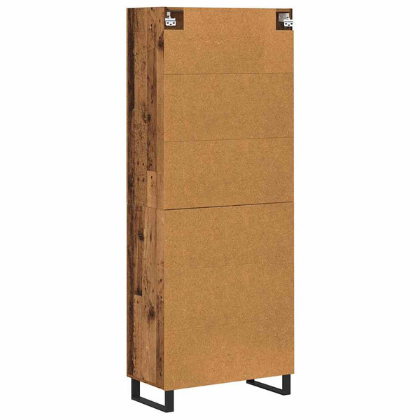 Highboard 2er Set Altholz