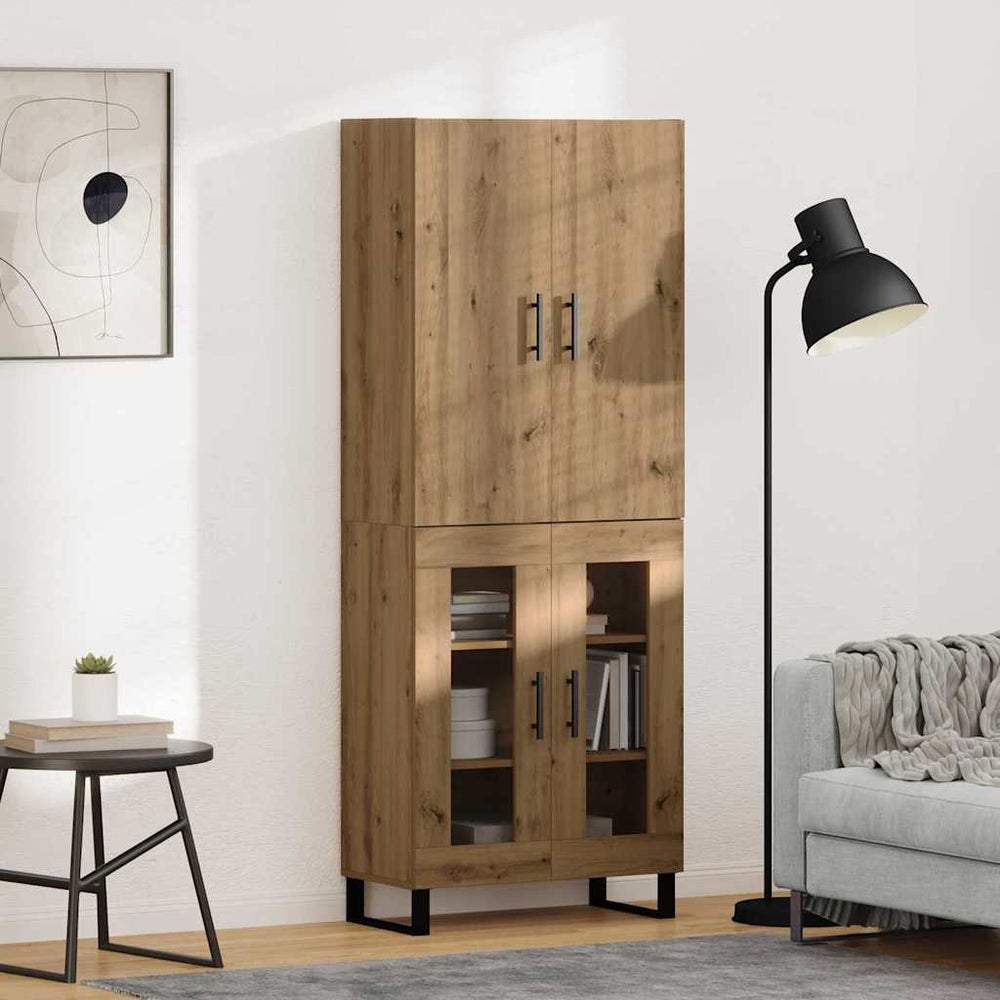 Highboard 2er Set Artisan Eiche 180cm