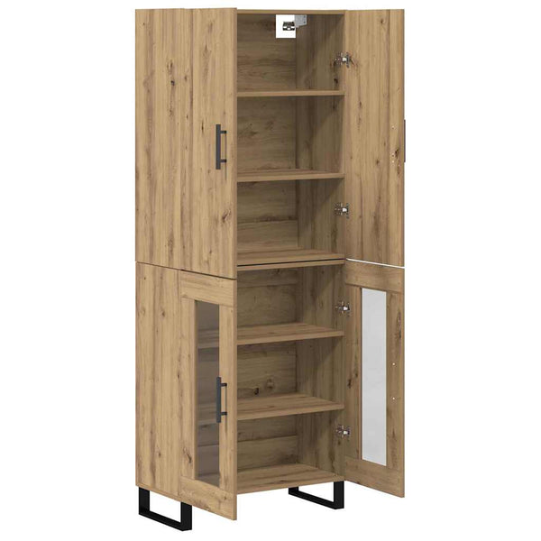Highboard 2er Set Artisan Eiche 180cm
