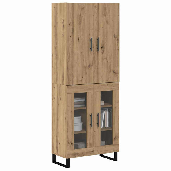 Highboard 2er Set Artisan Eiche 180cm
