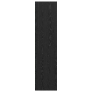 Kleiderschrank Schwarz Eichenoptik 50x30x200cm